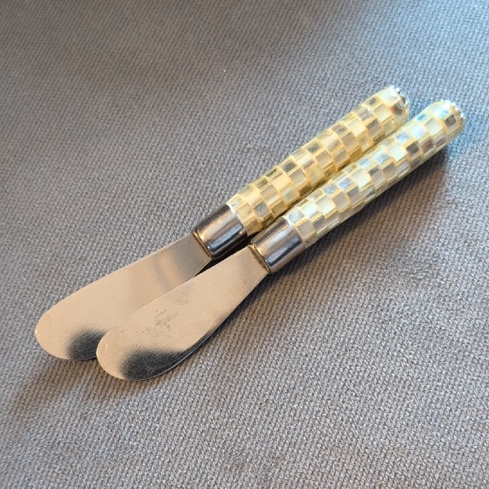 Pier 1 Silver Mosaic Spreaders